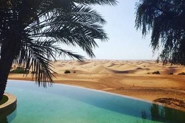 Vue sur le dsert d'Abu Dhabi