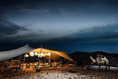 Un cadre chaleureux au milieu du dsert