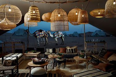 La dcoration chic et tendance du Majlis