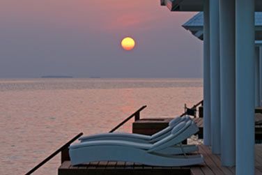 Une terrasse pour profiter des couchers de soleil