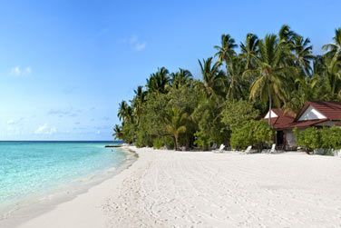 Plage de sable blanc