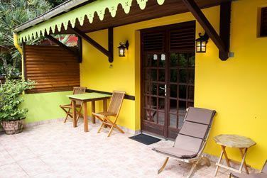 La terrasse de la chambre Zandoli