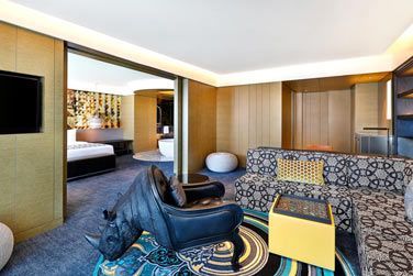 L'espace salon de la suite Marvelous