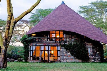 L'un des lodges du Naivasha Sopa Lodge