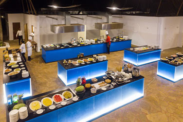 Dgustez une cuisine locale, internationale et mditerranenne lors du petit djeuner, djeuner et dner