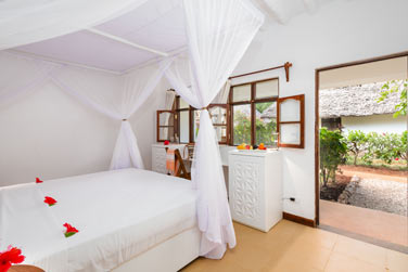 La chambre vue jardin