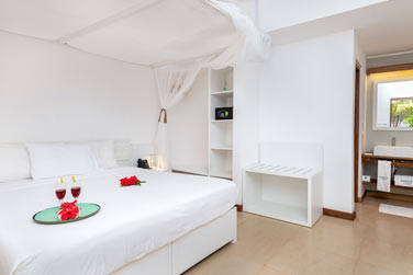 La chambre vue jardin