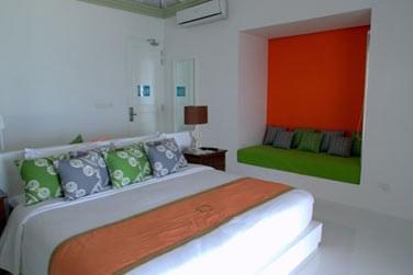 Magnifique lit Queen Size de la grande villa plage de l'Olhuveli