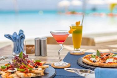 Dgustez une pizza frachement prpare par l'island