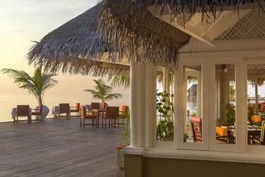 Au restaurant lagoon profitez d'une vue incroyable sur les maldives