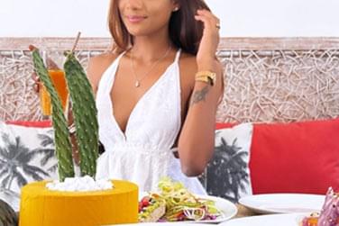 De nombreux plats savoureux et sains au Caf du The Good Life