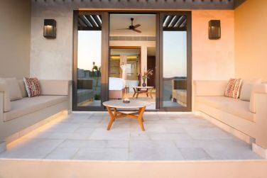 La chambre Terrasse vue lagon