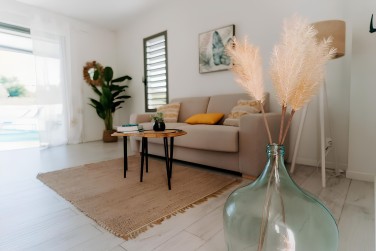 Cette suite dispose d'un salon avec un canap� lit convertible.