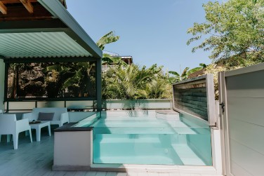 et d�paysante avec vue sur la v�g�tation luxuriante