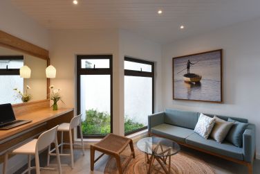 Espace bureau et dtente cosy