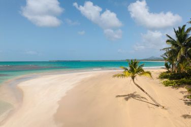 Profitez d'un moment hors du temps, poss sur la plage de sable blanc qui borde l'htel
