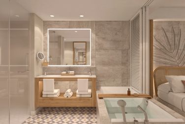 Salle de bain des Junior Suites