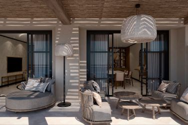 Terrasse de la Presidential Suite