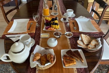 Un petit-djeuner copieux.