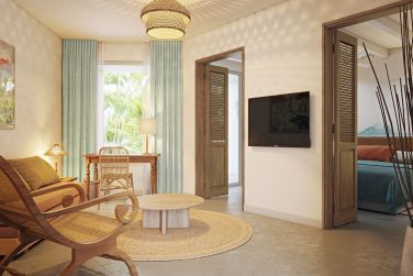 Voici la chambre privilge et son coin salon cosy amnag