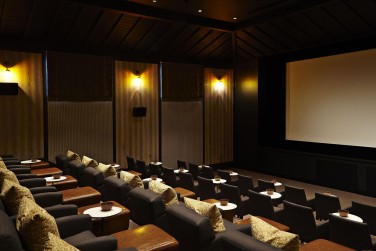 Le soir, s�ance de cin�ma version luxe