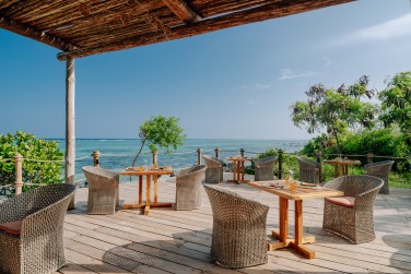 Restaurant avec vue � Matemwe Attitude