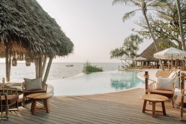 La piscine de Matemwe Attitude est id�ale pour se relaxer