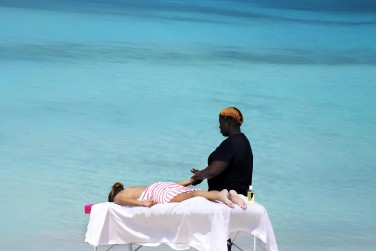 D�tente sur la plage