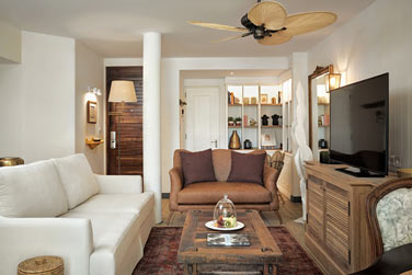 Le coin salon de la Suite Senior