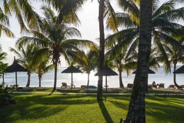 Jardins paradisiaques du Lux le morne, posez vos serviettes et dtendez vous sous les palmiers