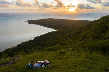 Dcouvrez une vue exceptionnelle sur le lagon mauricien et  observer les toiles
