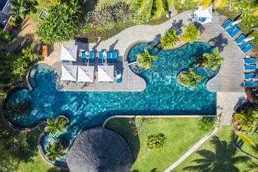 Le resort dispose de 5 piscines !