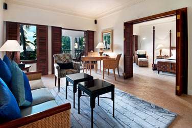 Le coin salon de la Suite Deluxe