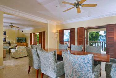 La salle de sjour de la suite Prsidentielle