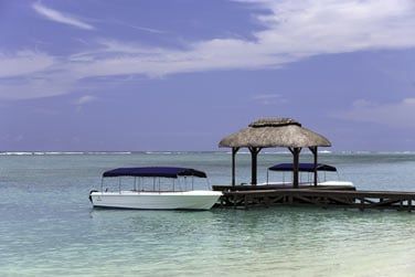 Le lagon se prte merveilleusement aux balades en bateau