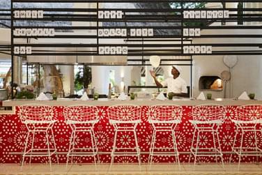 Le bar du restaurant Palm Court