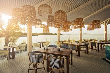 Le restaurant Bodrum Blue au choucher du soleil