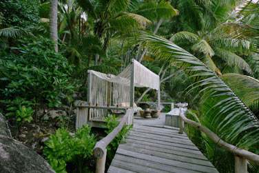  l'htel North Island aux Seychelles.