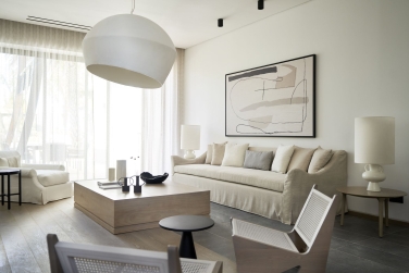 Salon de la villa du Lux Grand Baie