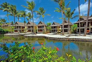 Les Junior Suites sont situes dans un jardin tropical, en bord de mer