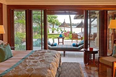 L'une des chambres de la Villa Princire