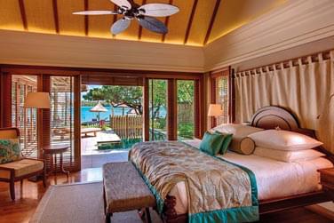 L'une des chambres de la Villa Princire