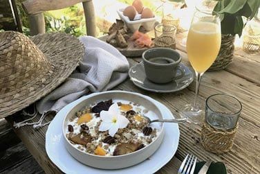 Tous les matins un petit-djeuner complet vous est servi