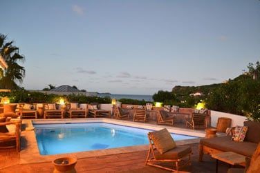 Une ambiance calme et cosy s'installe lorsque le soleil se couche...