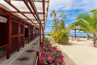 Extrieur des chambres plage