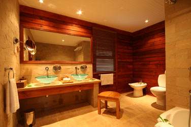 Salle de bains de la Villa Hillside