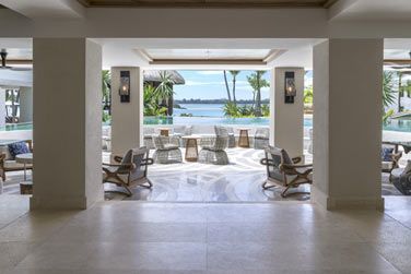 Le hall de l'htel  la dco lgante et raffine