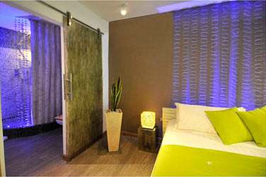 L'intrieur de la villa jardin