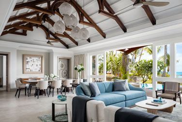 Le salon de la Villa One