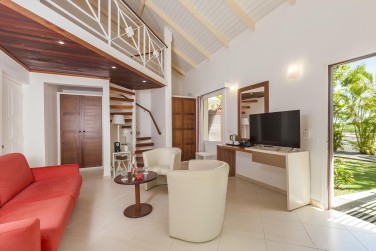 Vue de votre duplex avec la mezzanine en haut